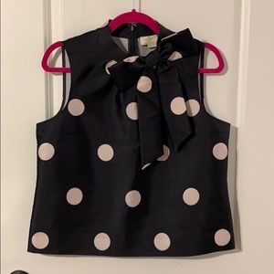 Kate Spade Polka Dot Spotlight Bow Top